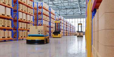 smartris AGV AMR in warehouse