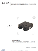 Manual de uso de frenos de raíles RB15 a RB45